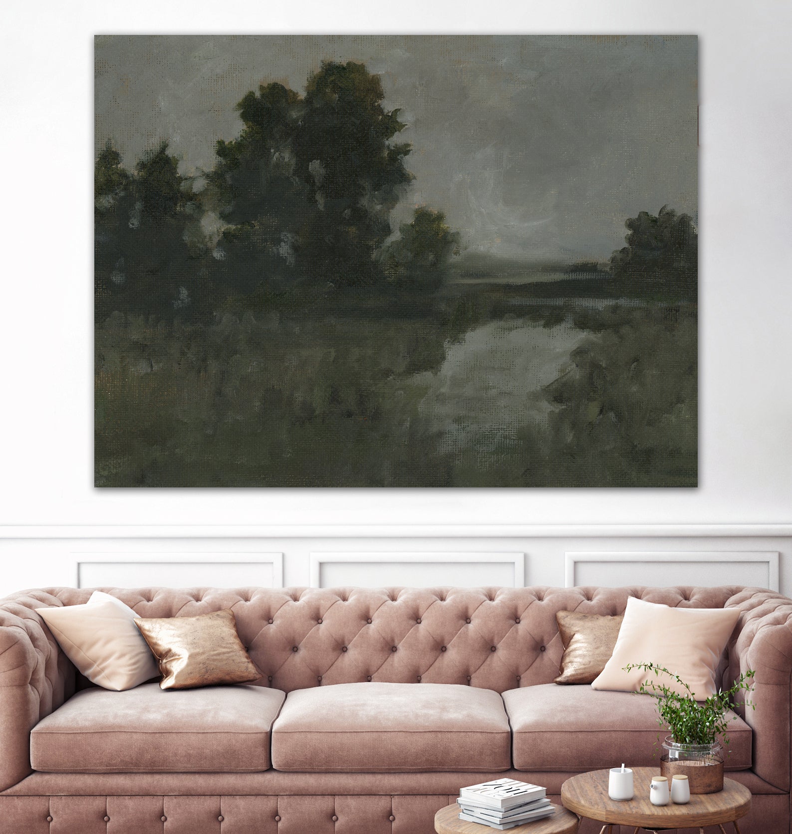 Moody Marsh I by Ethan Harper on GIANT ART - landscapes seascapes countryside