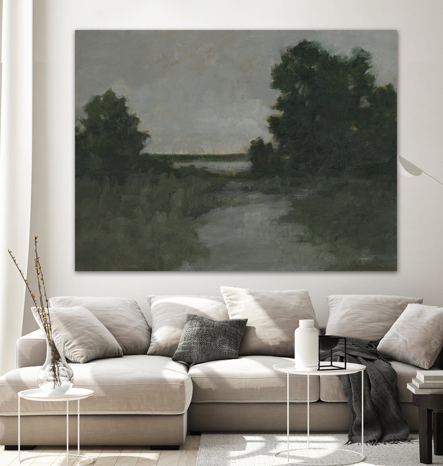 Moody Marsh II by Ethan Harper on GIANT ART - landscapes seascapes countryside