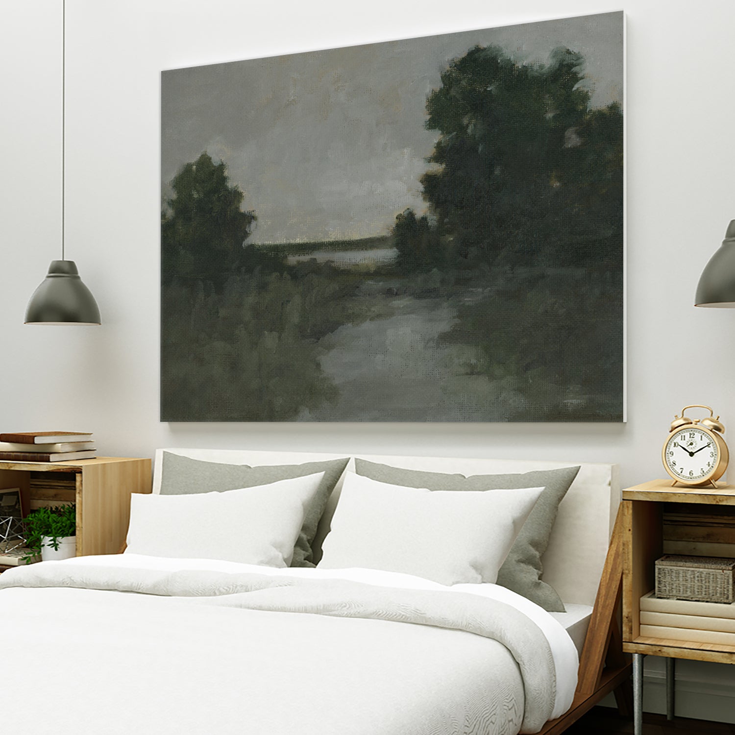 Moody Marsh II by Ethan Harper on GIANT ART - landscapes seascapes countryside