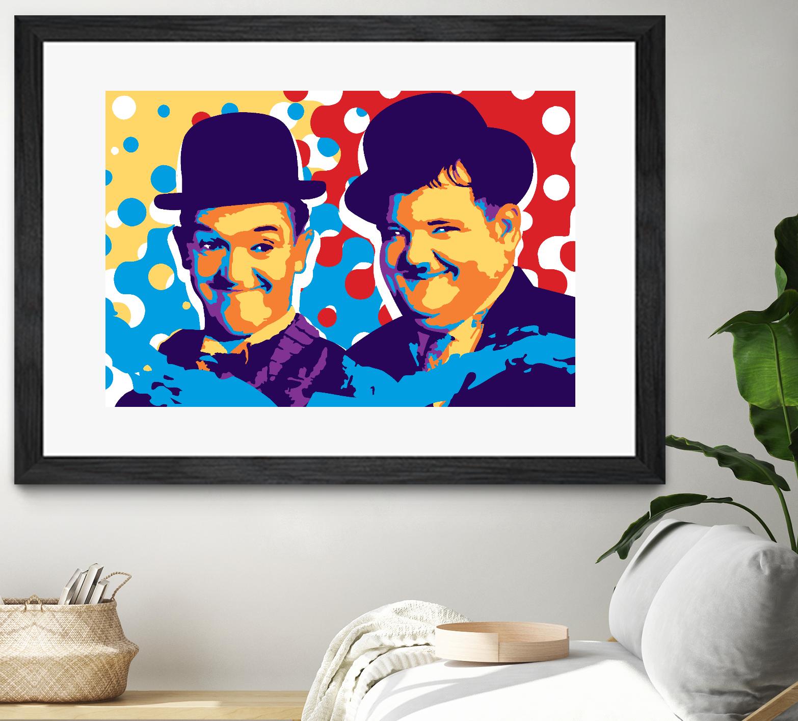 L&H by Ray Lengelé on GIANT ART - blue street art movies