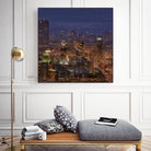 Montreal view by Jefd on GIANT ART - blue city scene