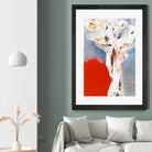 Salsa by Kathleen Cloutier on GIANT ART - red abstract tree