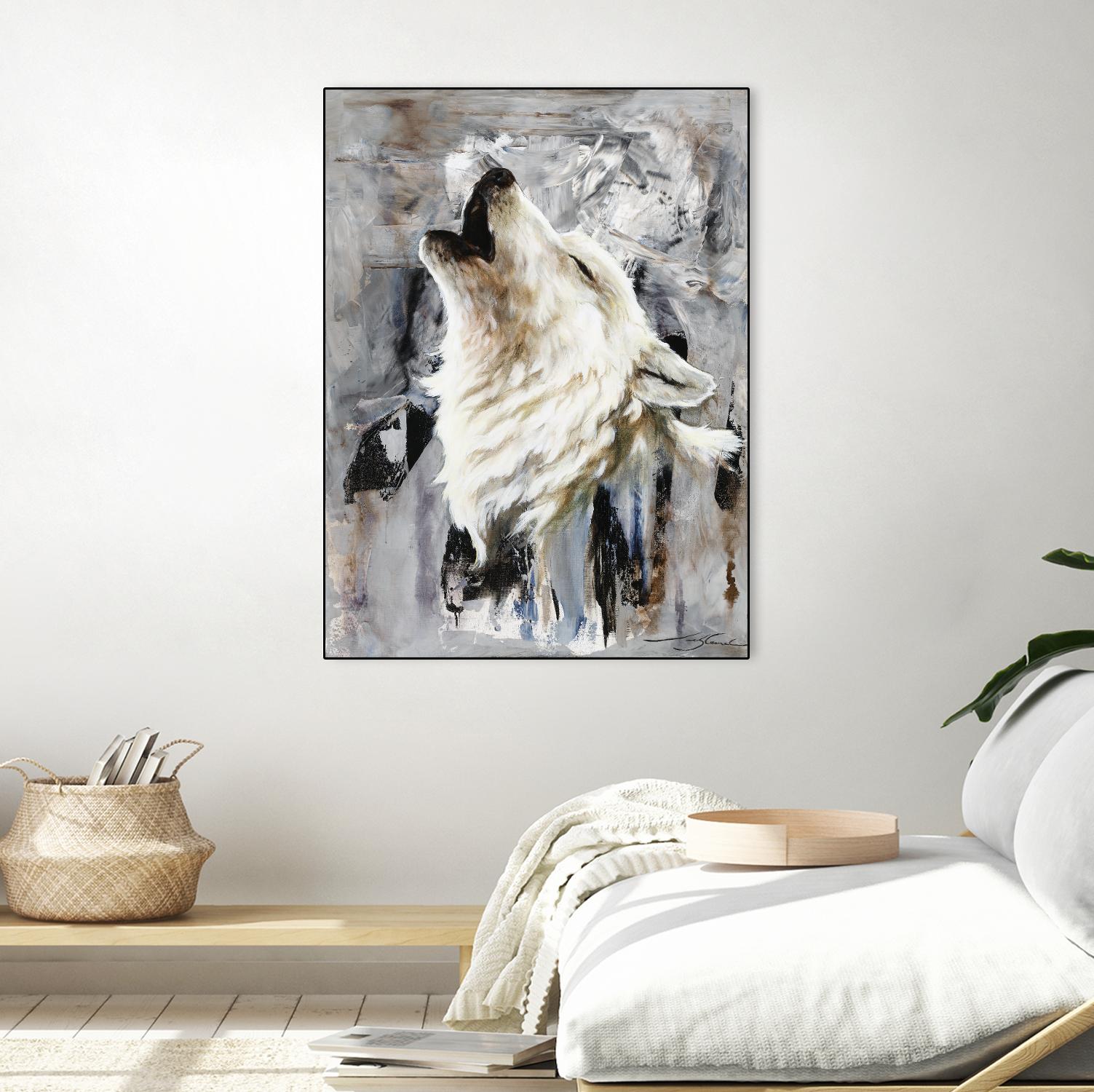 Glacier by Marie Andrée Leblond on GIANT ART - white animals
