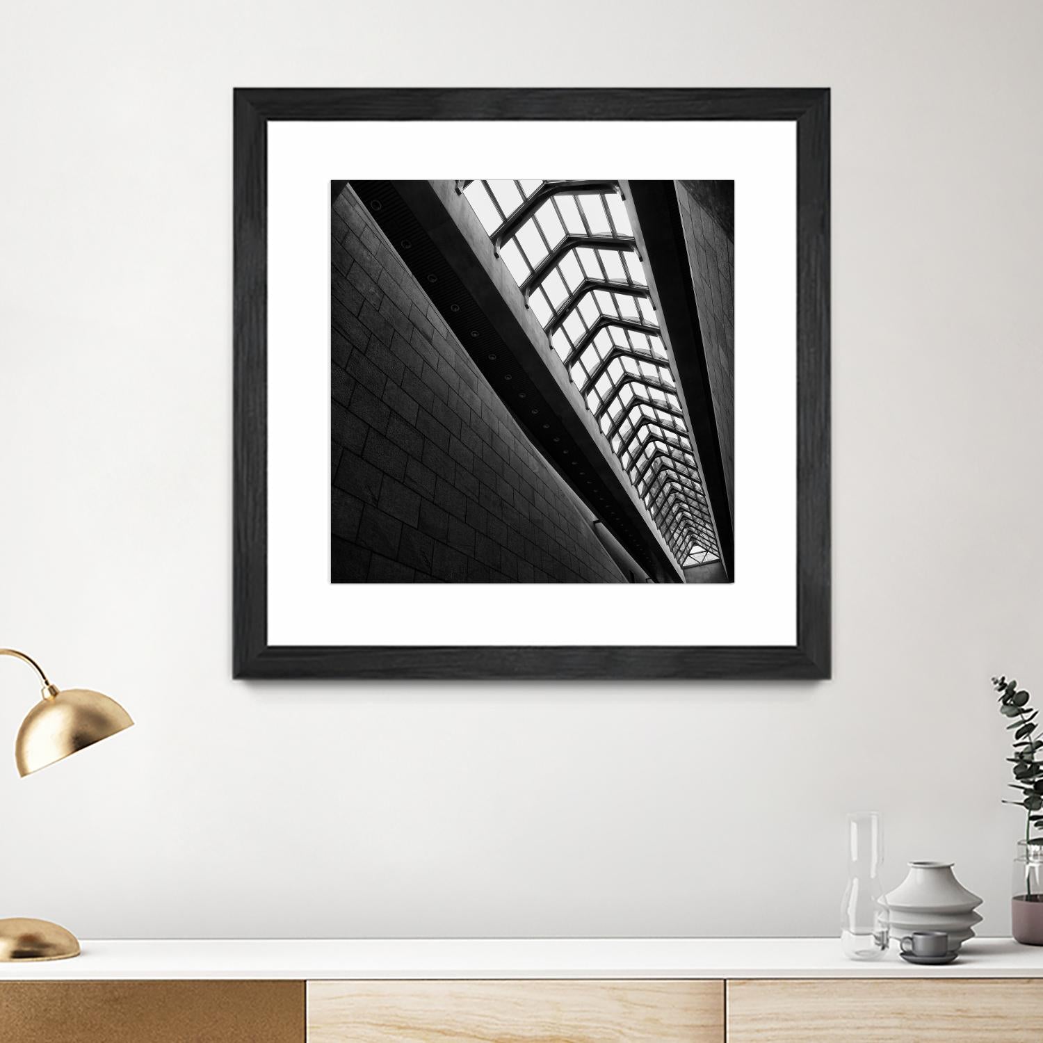 Urban line VI by Jean-François Dupuis on GIANT ART - white architectural