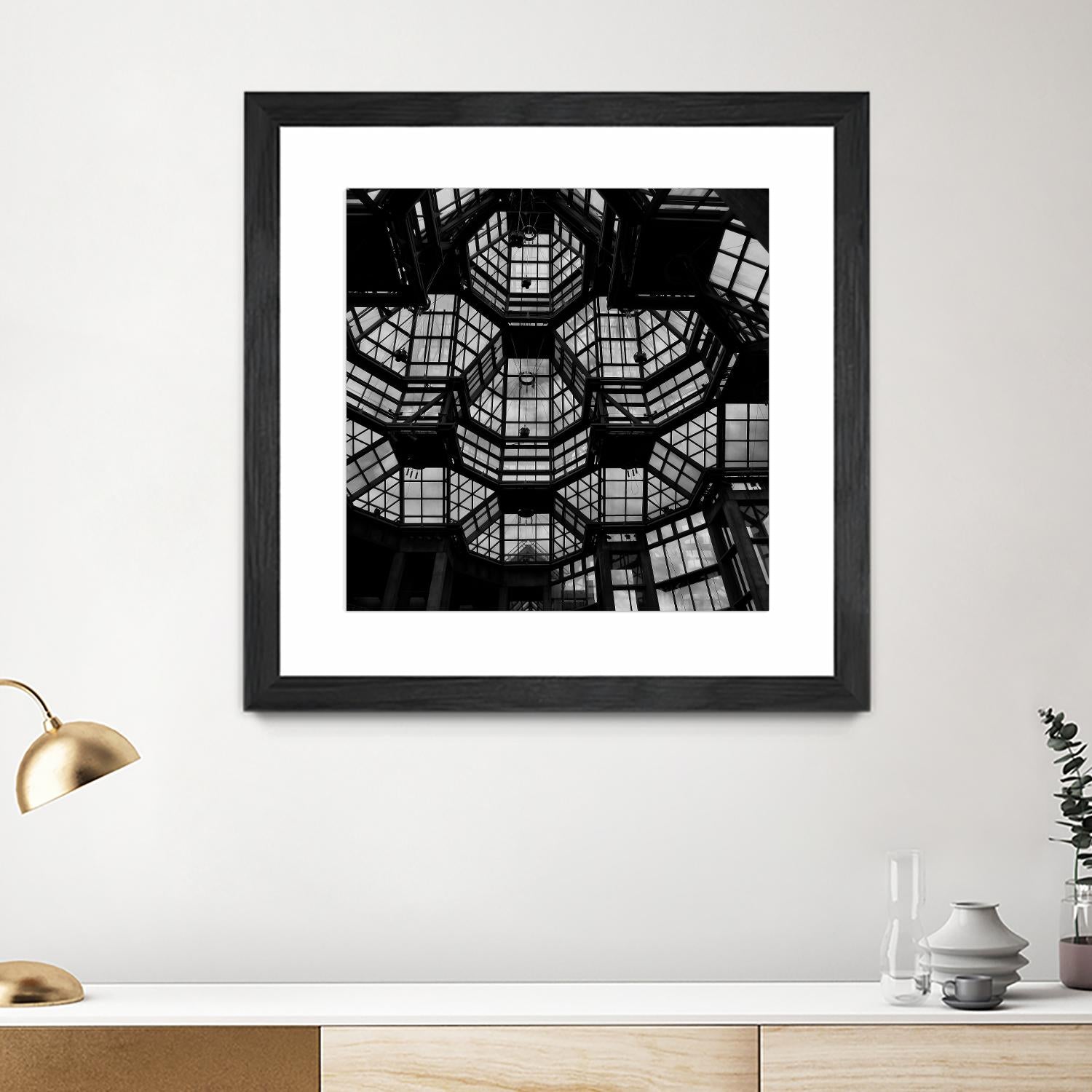 Urban line VIII by Jean-François Dupuis on GIANT ART - white architectural