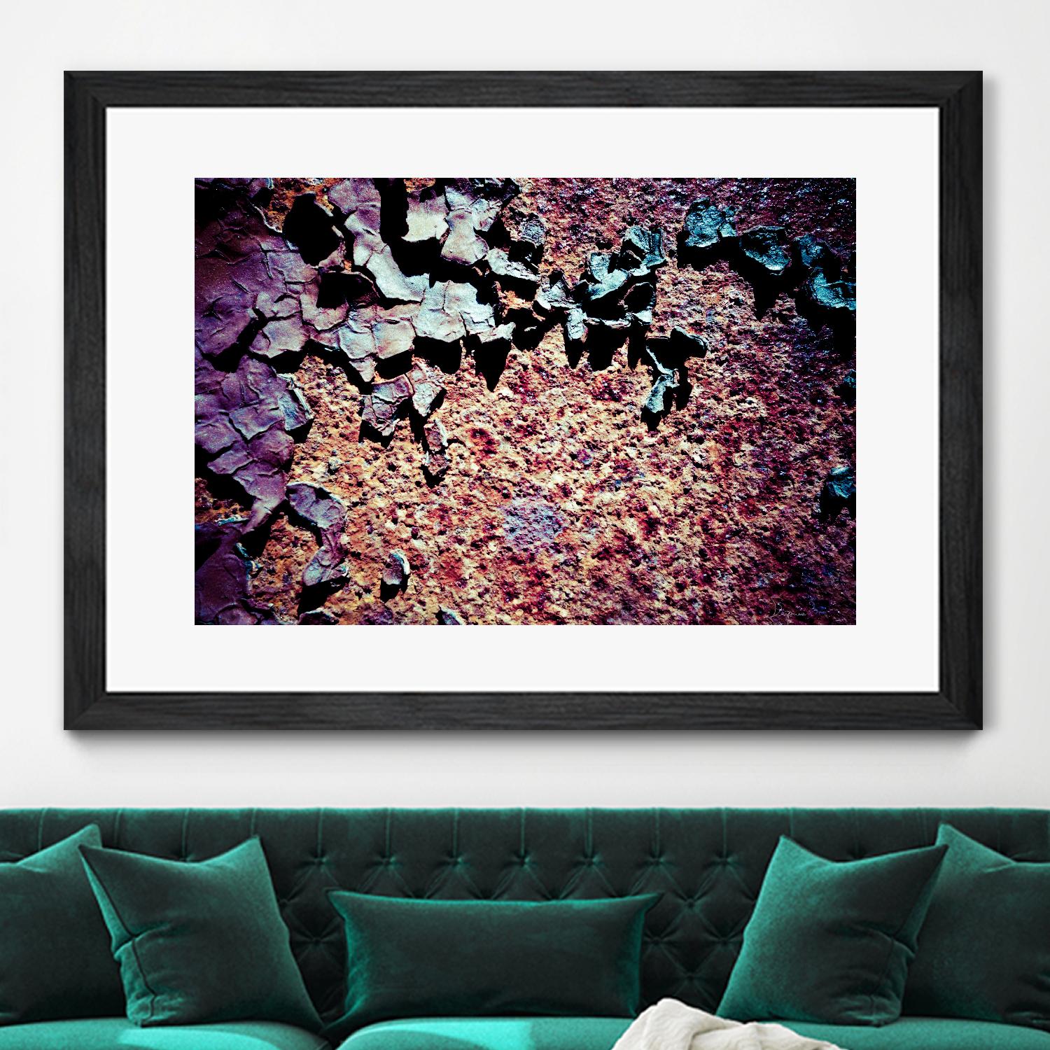 Purple Rust Up Close I by Jean-François Dupuis on GIANT ART - pink abstract canadian artists