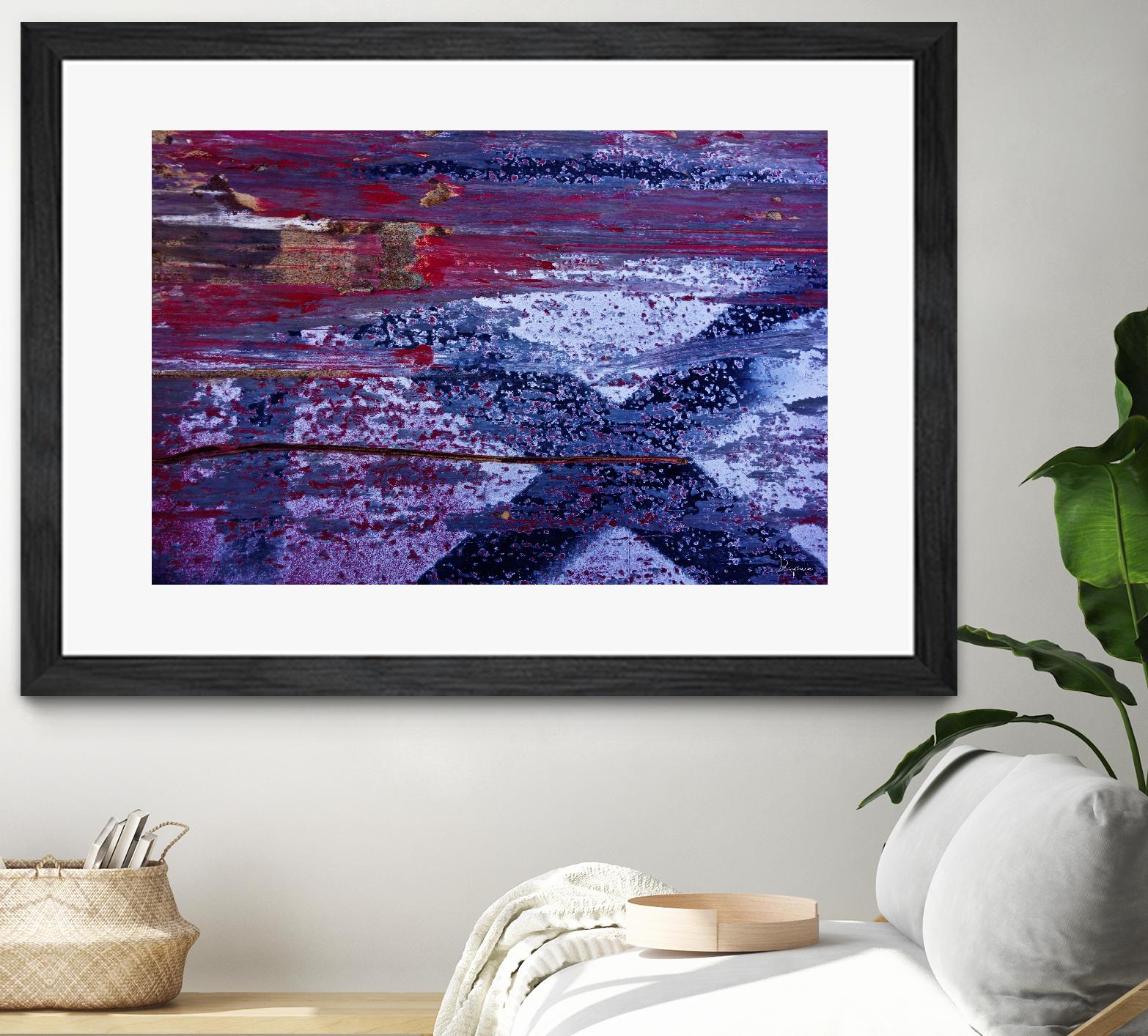 We Meet Halfway I by Jean-François Dupuis on GIANT ART - purple abstract