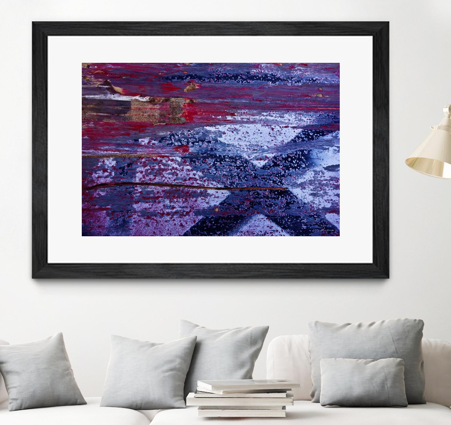 We Meet Halfway I by Jean-François Dupuis on GIANT ART - purple abstract