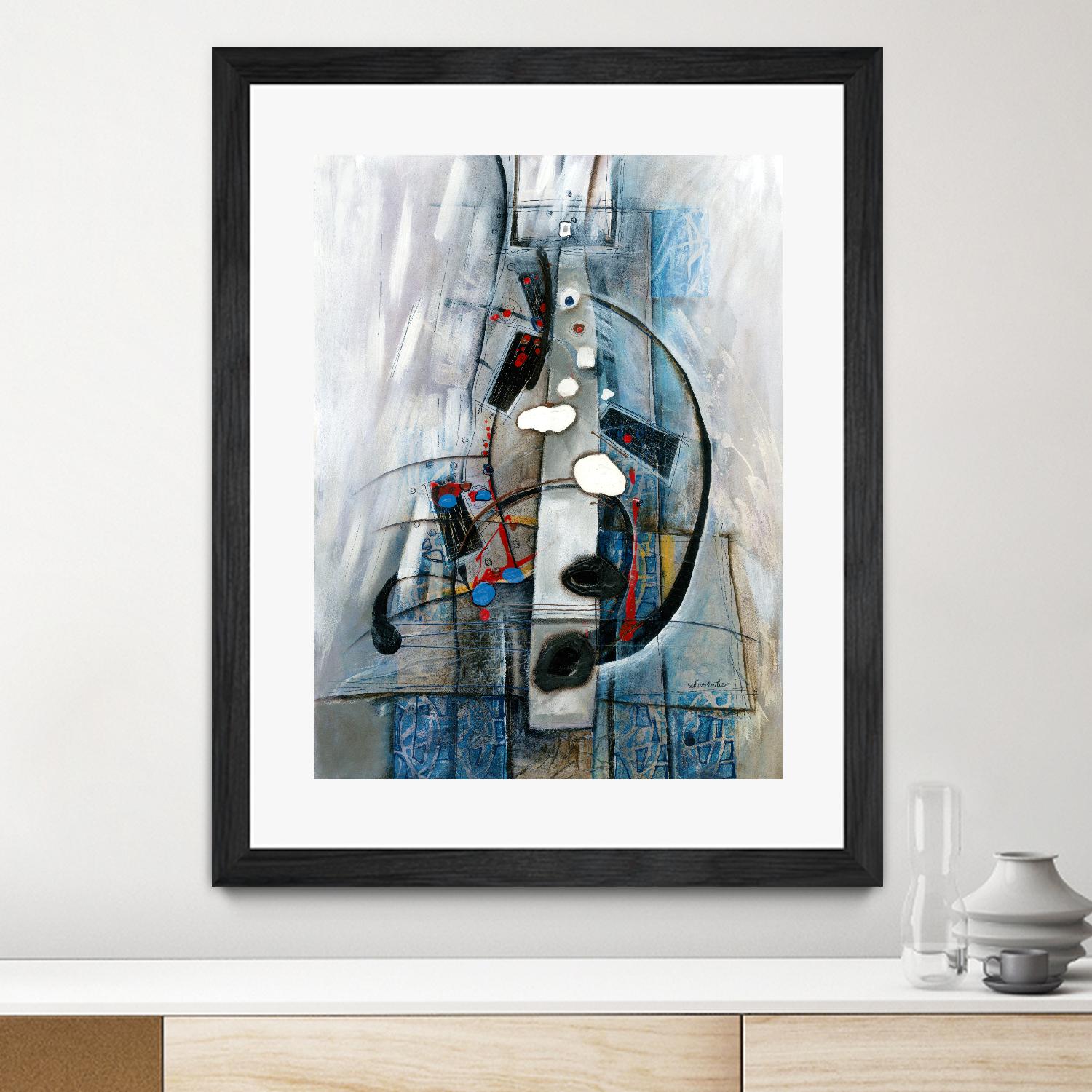 Tout de même inusité by Sylvie Cloutier on GIANT ART - black abstract