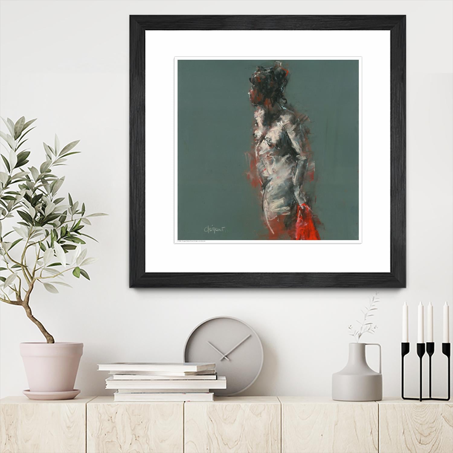 Adale by Jacques Clement on GIANT ART - red nude