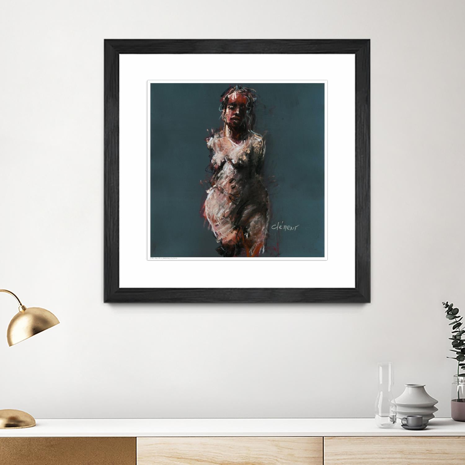 Emary by Jacques Clement on GIANT ART - beige nude