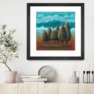 18 juillet 2014 by Marie Claprood on GIANT ART - blue trees