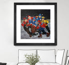 Un rêve by Nicole Laporte on GIANT ART - blue winter scenes