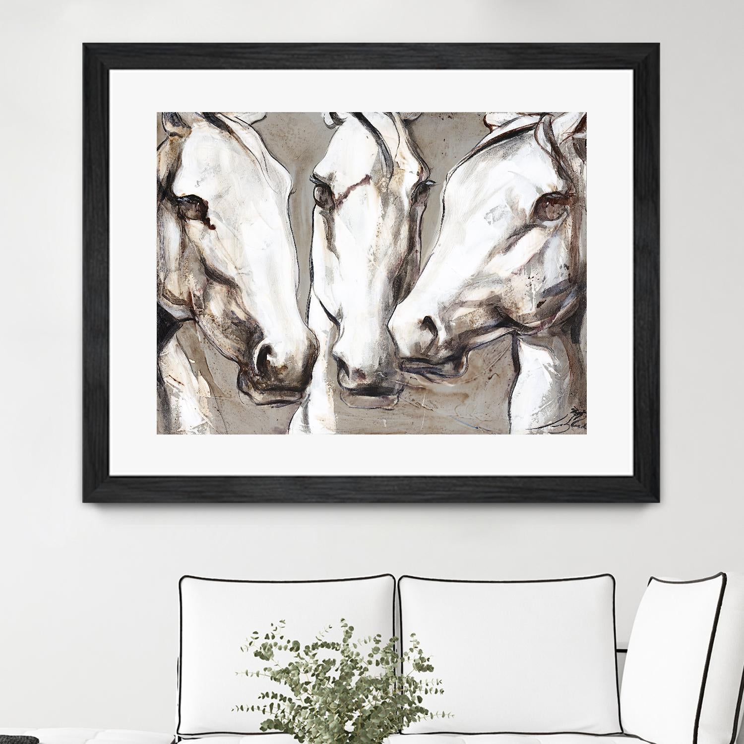 Ghosts of the past by Marie Andrée Leblond on GIANT ART - white animals artistes du québec