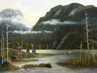 Départ pour la chasse by Yvon Lemieux on GIANT ART - green landscape