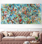 Lignes 2 by Diane Lambin on GIANT ART - red abstract