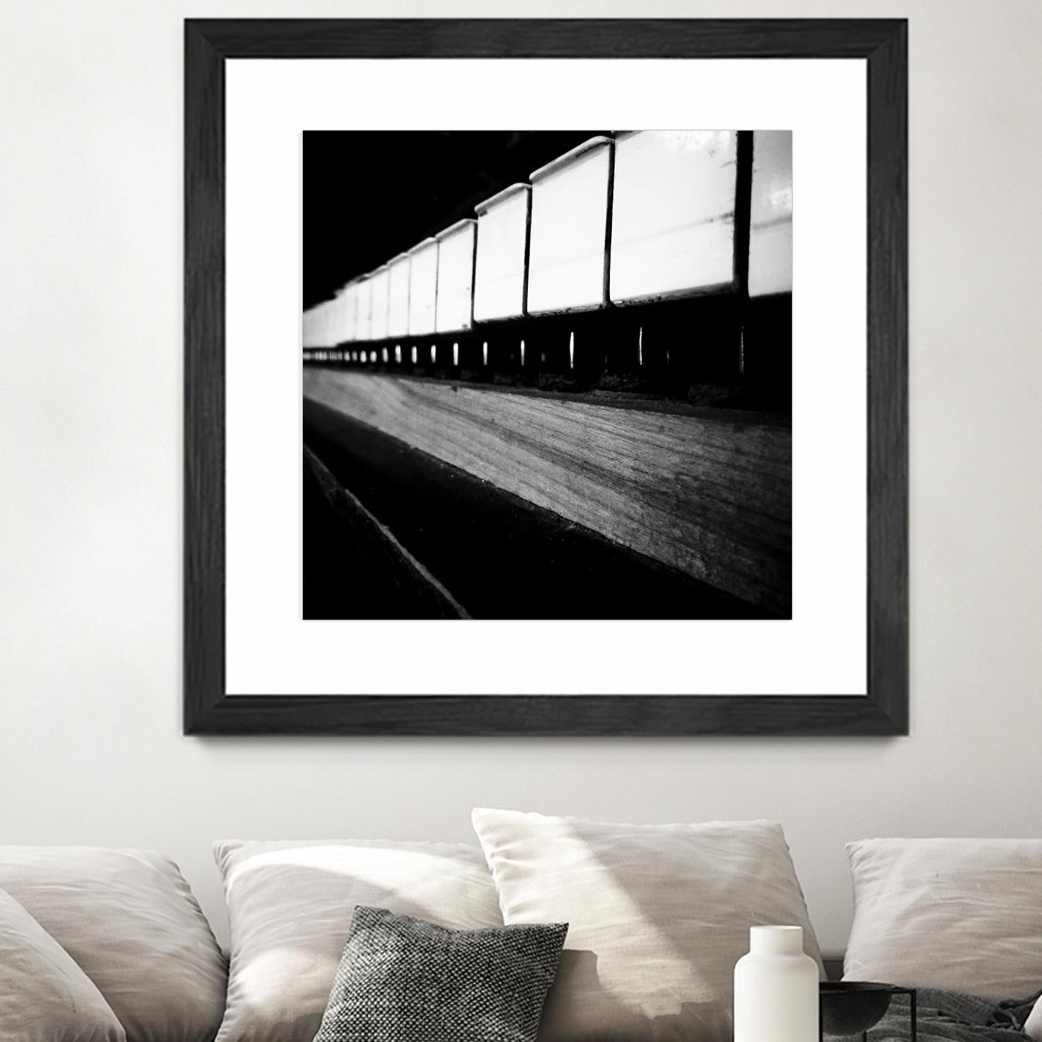 Piano IV by Jean-François Dupuis on GIANT ART - white black & white piano key