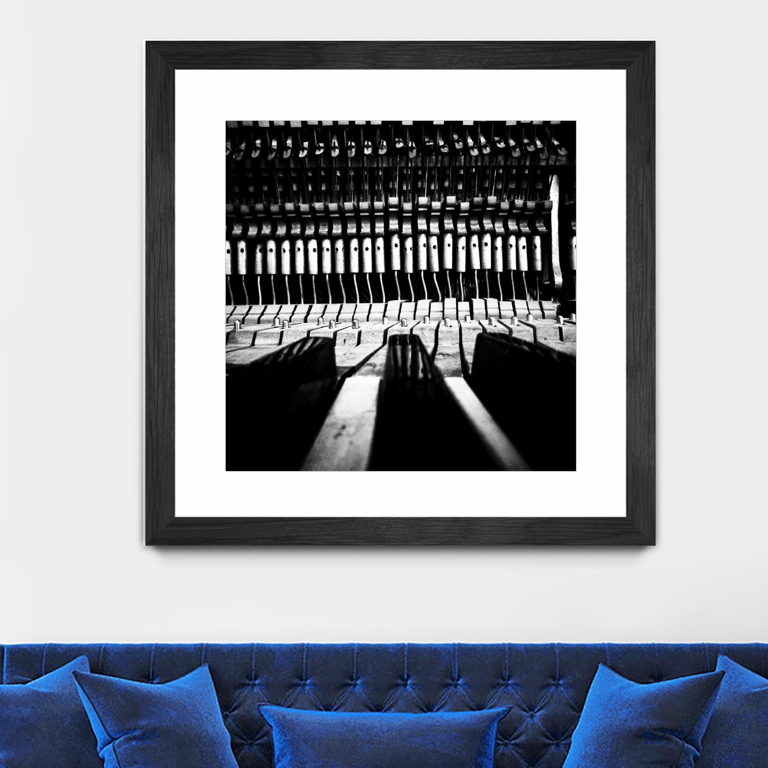 Piano V by Jean-François Dupuis on GIANT ART - white black & white piano