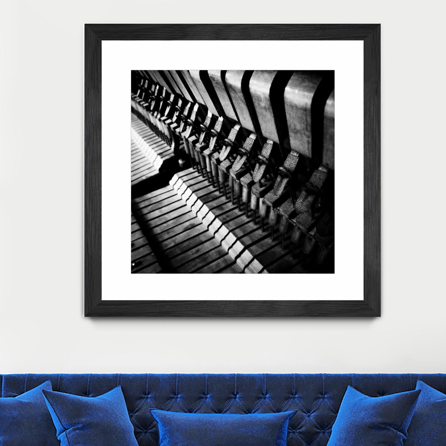 Piano XII by Jean-François Dupuis on GIANT ART - white black & white piano