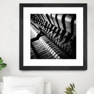 Piano XII by Jean-François Dupuis on GIANT ART - white black & white piano