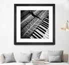 Piano XVI by Jean-François Dupuis on GIANT ART - white black & white piano