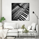 Piano XVI by Jean-François Dupuis on GIANT ART - white black & white piano