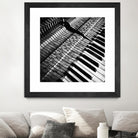 Piano XVI by Jean-François Dupuis on GIANT ART - white black & white piano