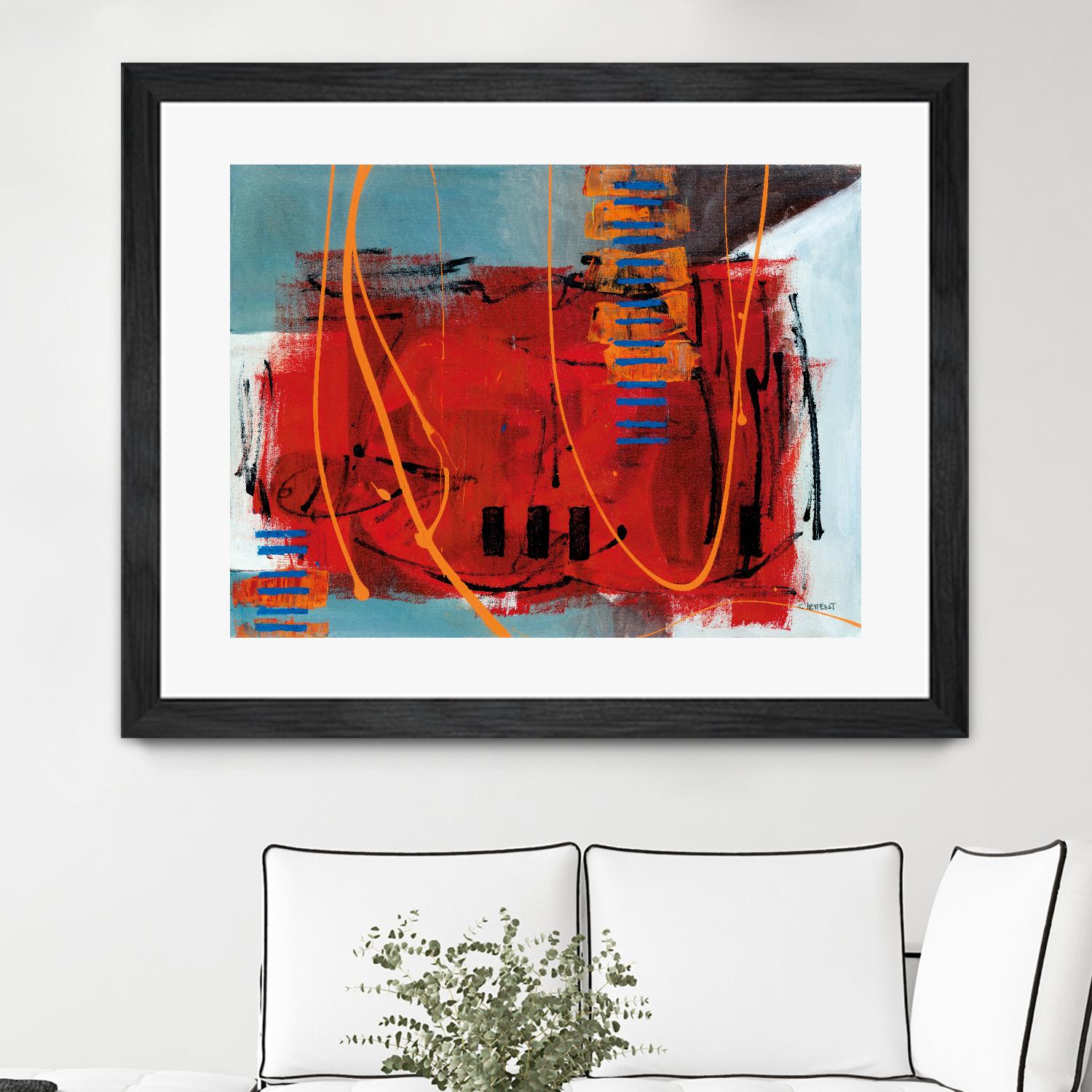Béatitude by Jacques Clement on GIANT ART - grey abstract