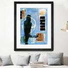 Ravissement by Jacques Clement on GIANT ART - blue abstract canadien