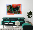 Réjouissance by Jacques Clement on GIANT ART - red abstract
