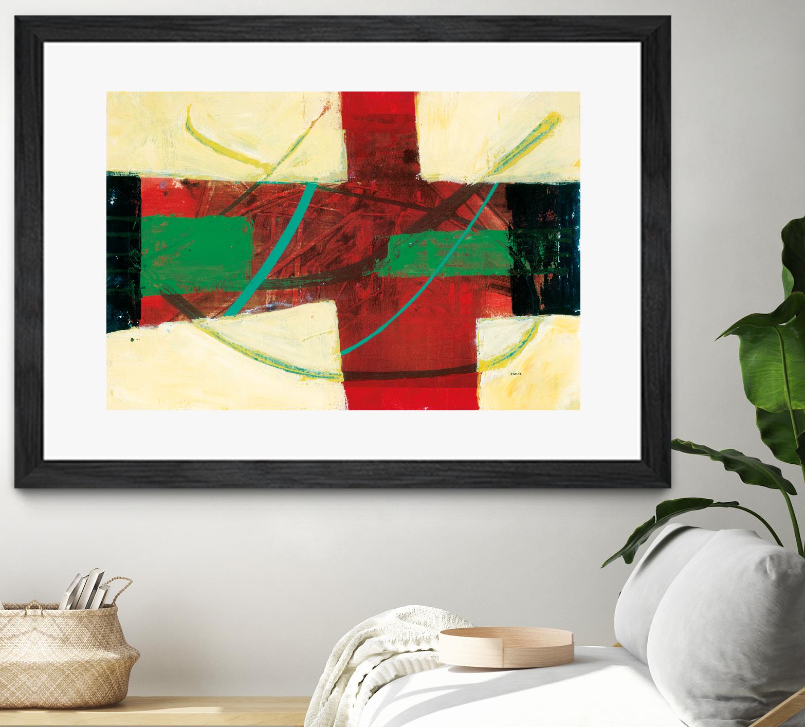 Magnificience by Jacques Clement on GIANT ART - red abstract quebec artists