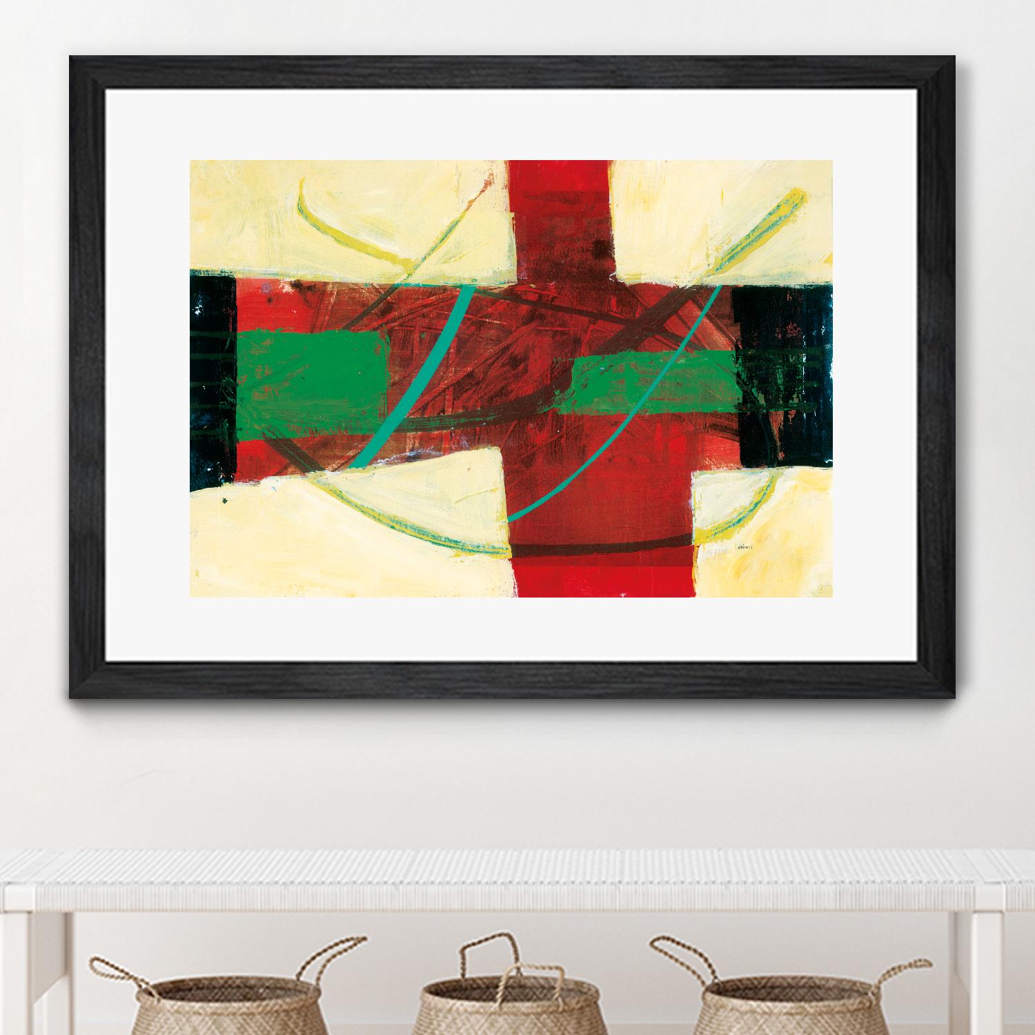 Magnificience by Jacques Clement on GIANT ART - red abstract quebec artists