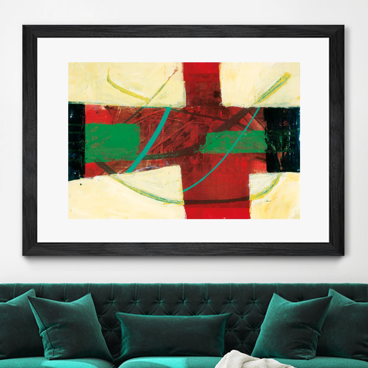 Magnificience by Jacques Clement on GIANT ART - red abstract quebec artists
