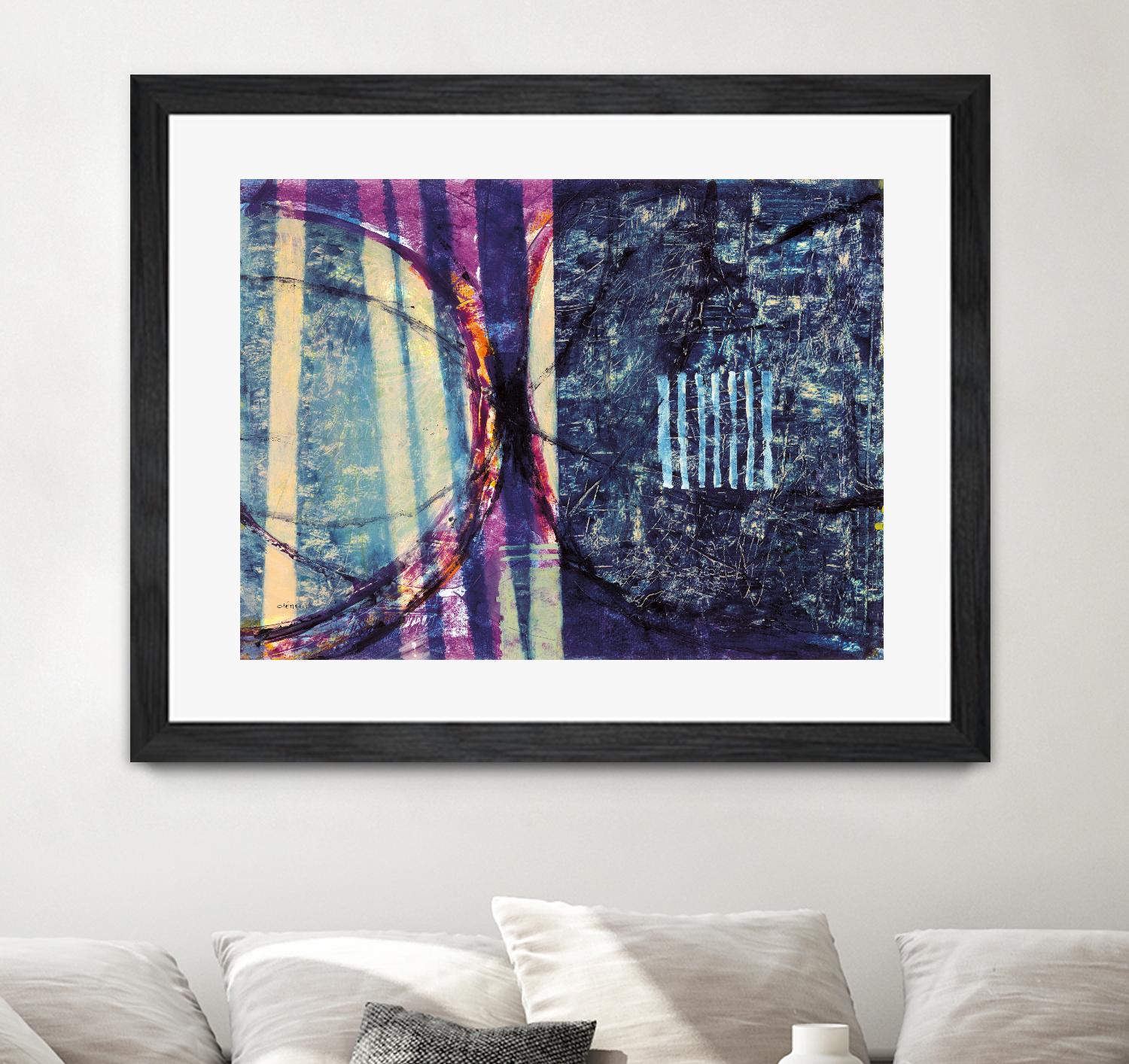 Gloire by Jacques Clement on GIANT ART - blue abstract artiste québécois