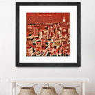 Distorted city scene 1 by Jean-François Dupuis on GIANT ART - beige city scene