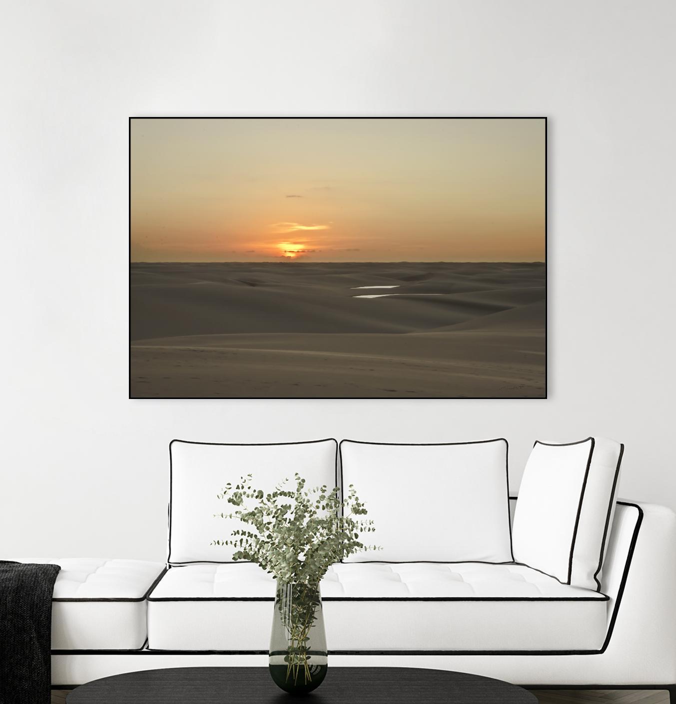 Pink by Daniel Stanford on GIANT ART - orange landscape