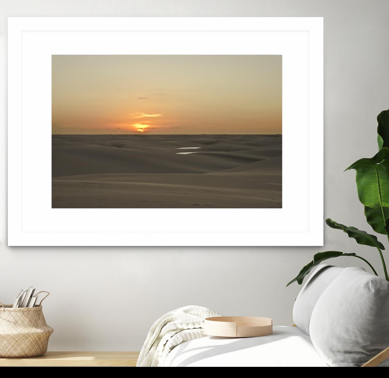 Pink by Daniel Stanford on GIANT ART - orange landscape sand