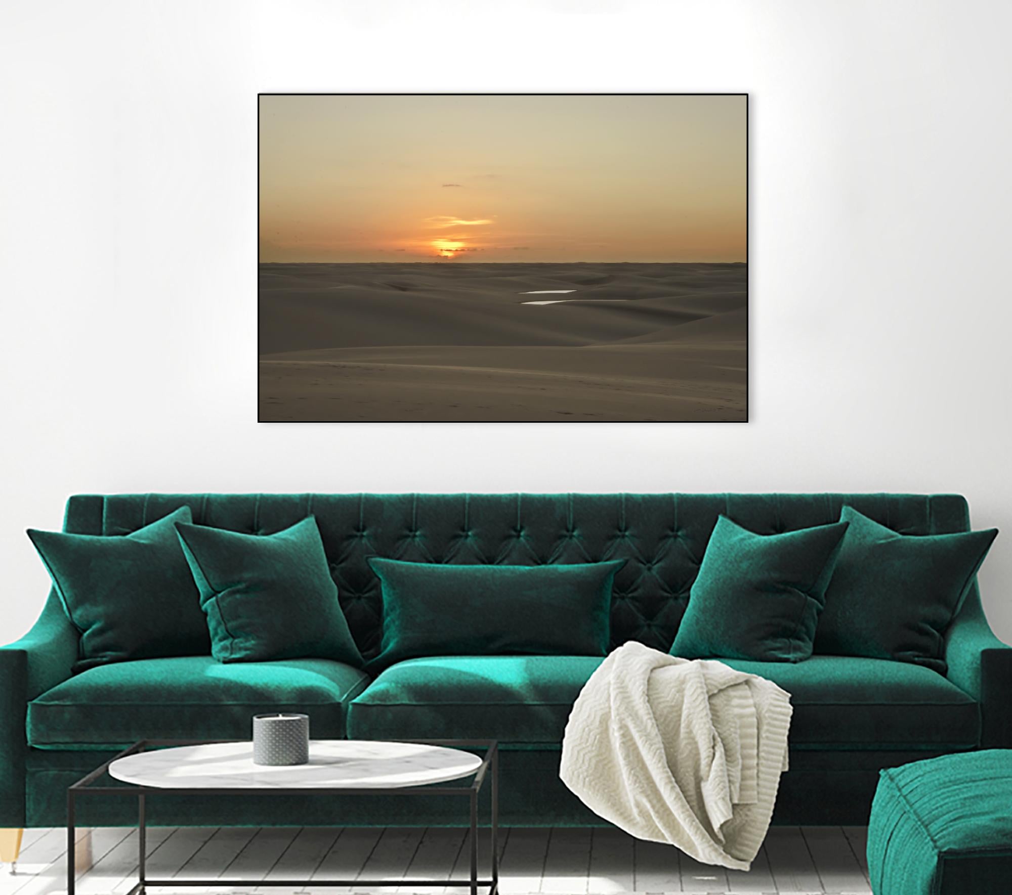 Pink by Daniel Stanford on GIANT ART - orange landscape