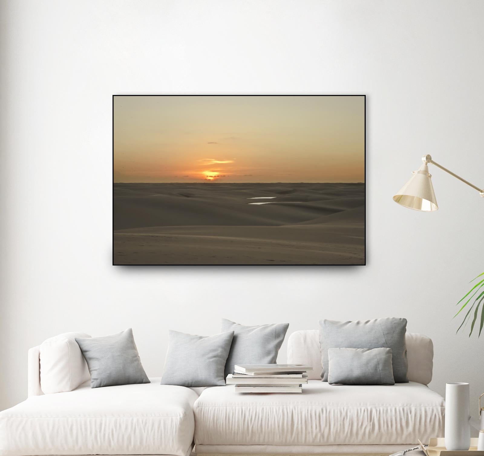 Pink by Daniel Stanford on GIANT ART - orange landscape