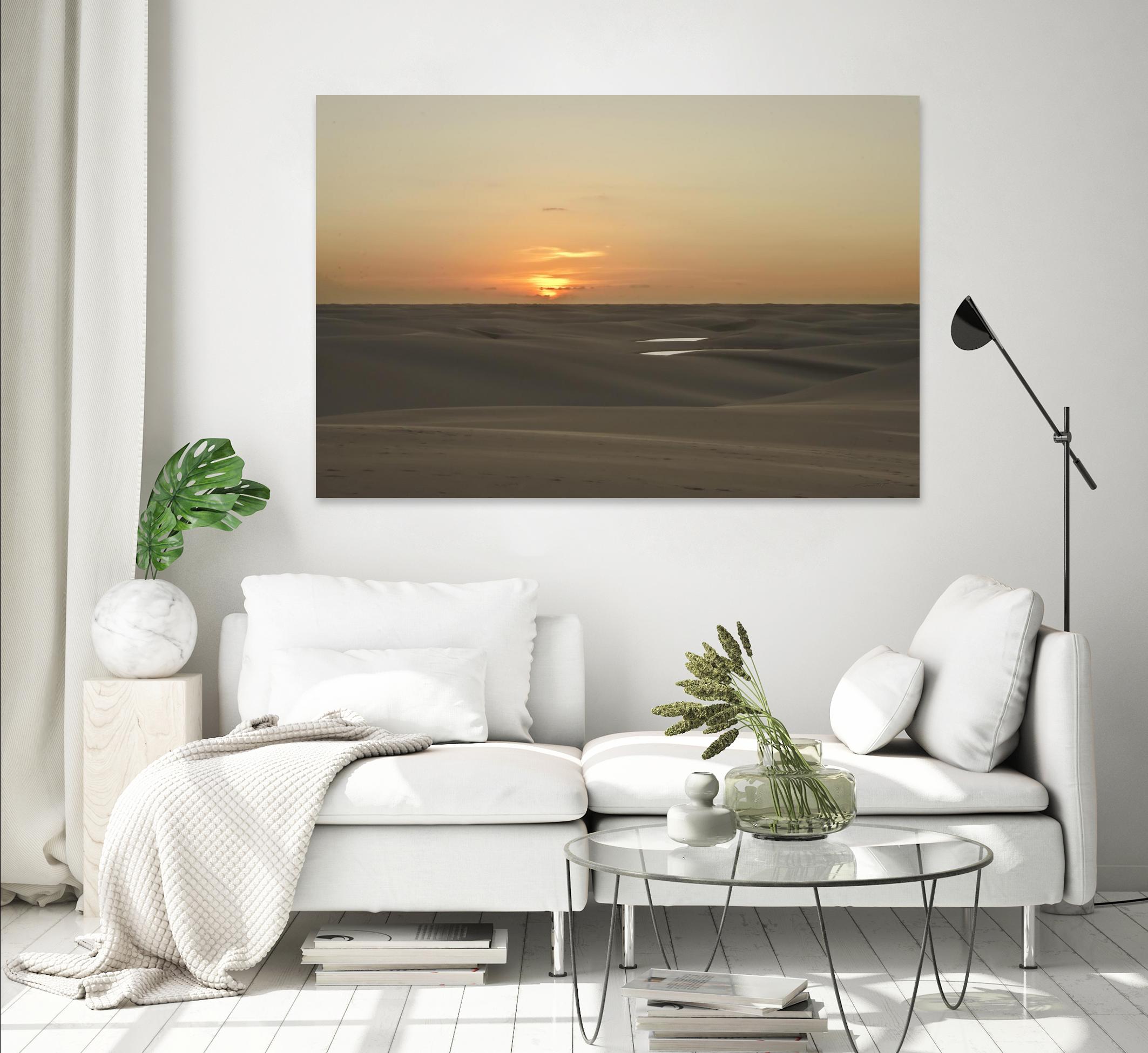 Pink by Daniel Stanford on GIANT ART - orange landscape sand