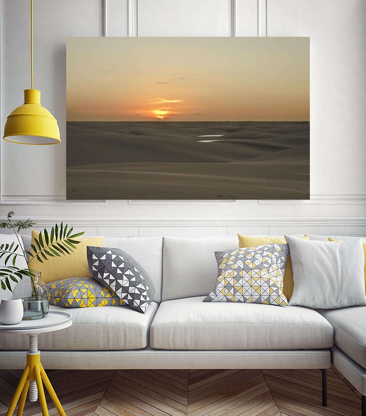 Pink by Daniel Stanford on GIANT ART - orange landscape sand