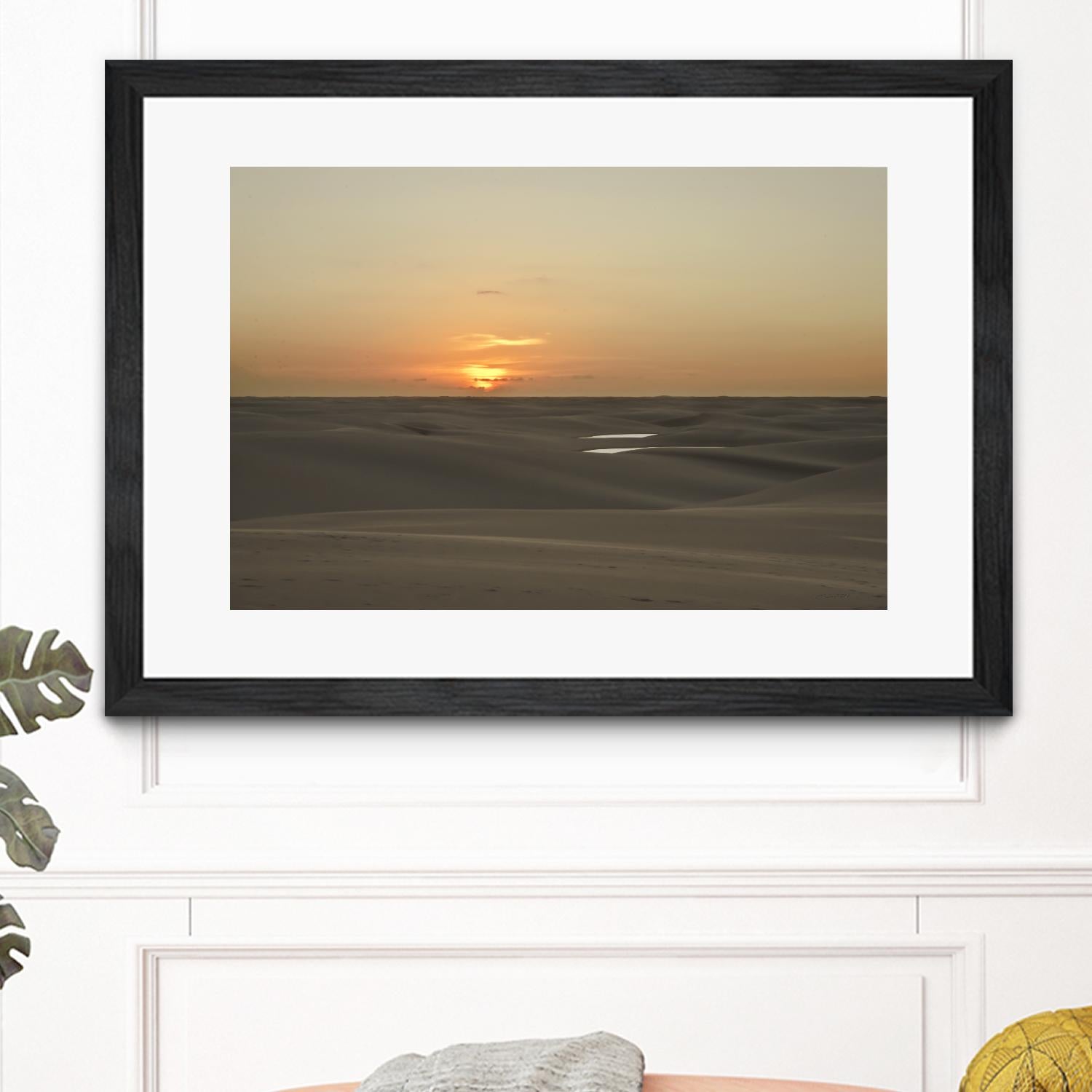 Pink by Daniel Stanford on GIANT ART - orange landscape sand