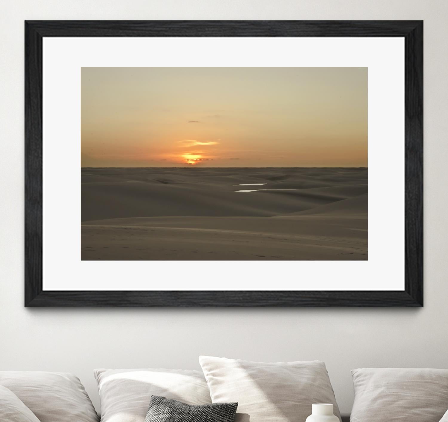 Pink by Daniel Stanford on GIANT ART - orange landscape sand