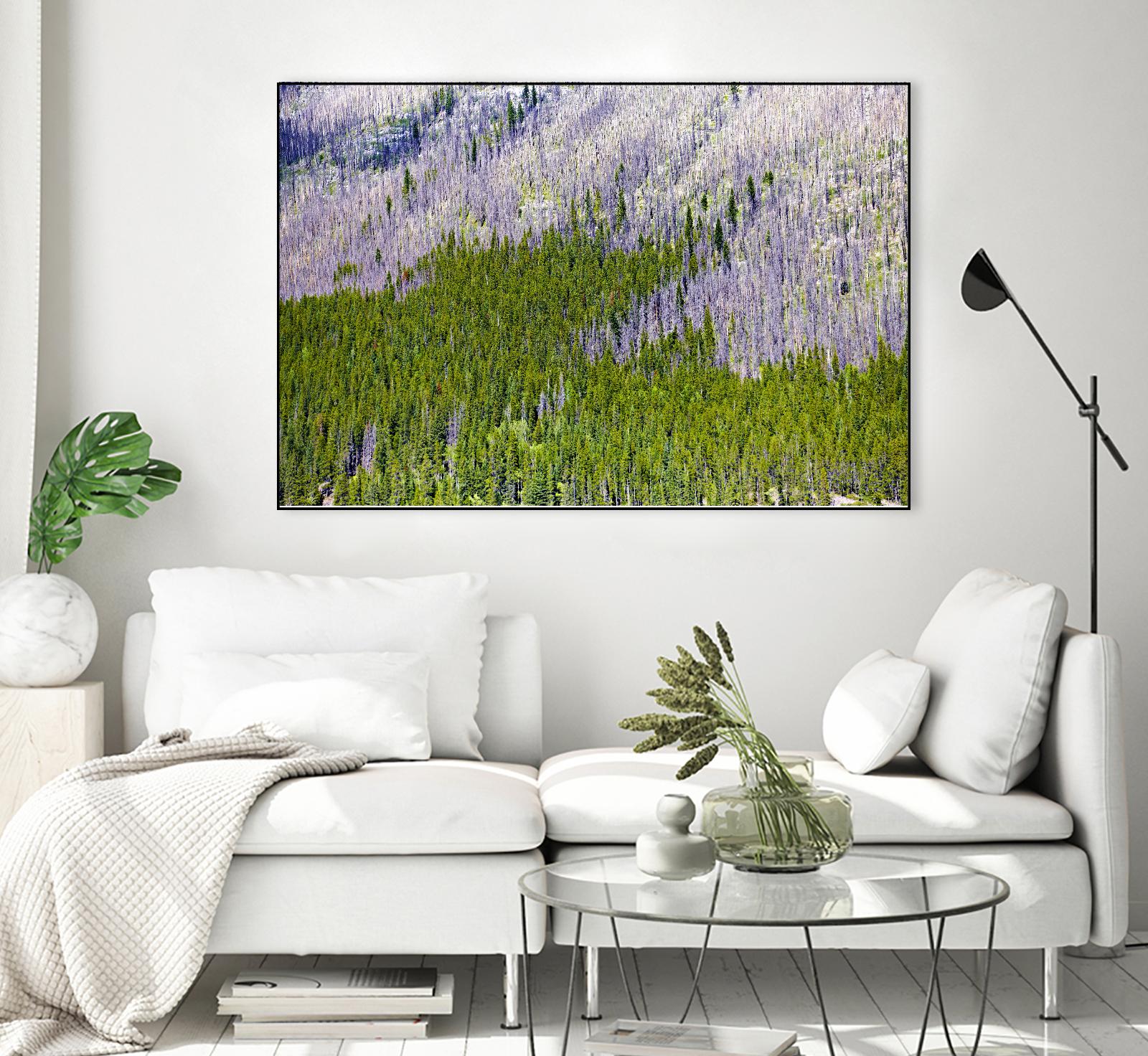 Landscape IV by Peter Morneau on GIANT ART - purple photo art