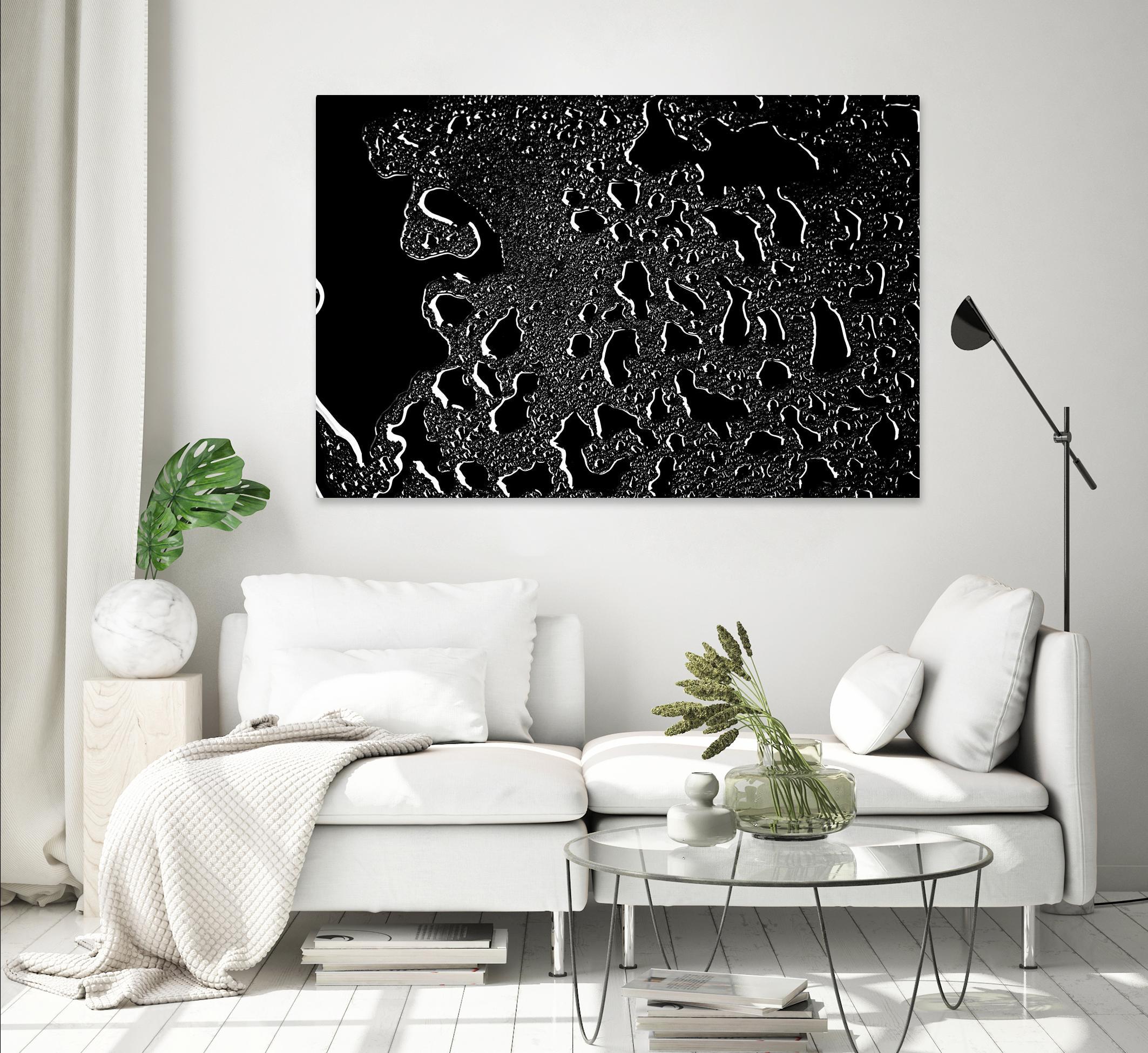Black water III by Peter Morneau on GIANT ART - grey photo art