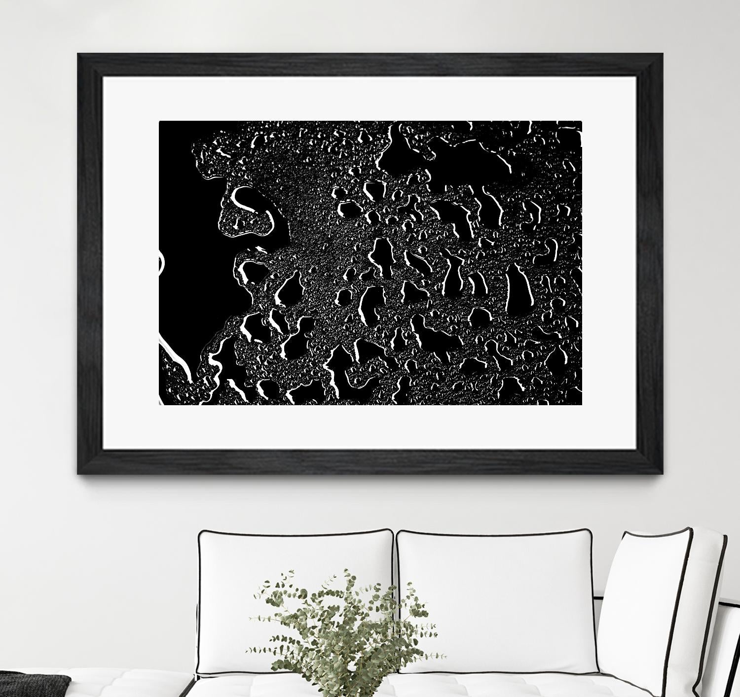 Black water III by Peter Morneau on GIANT ART - grey photo art