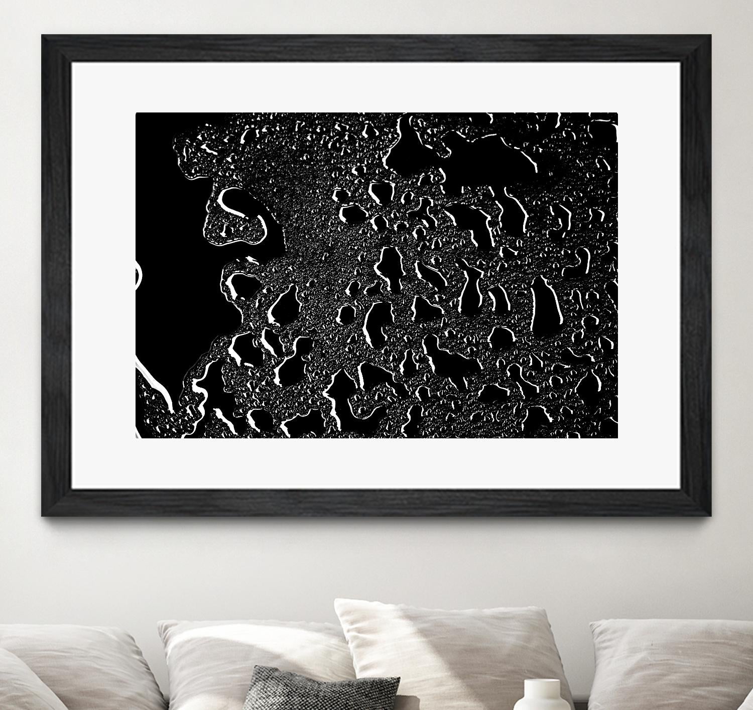 Black water III by Peter Morneau on GIANT ART - grey photo art