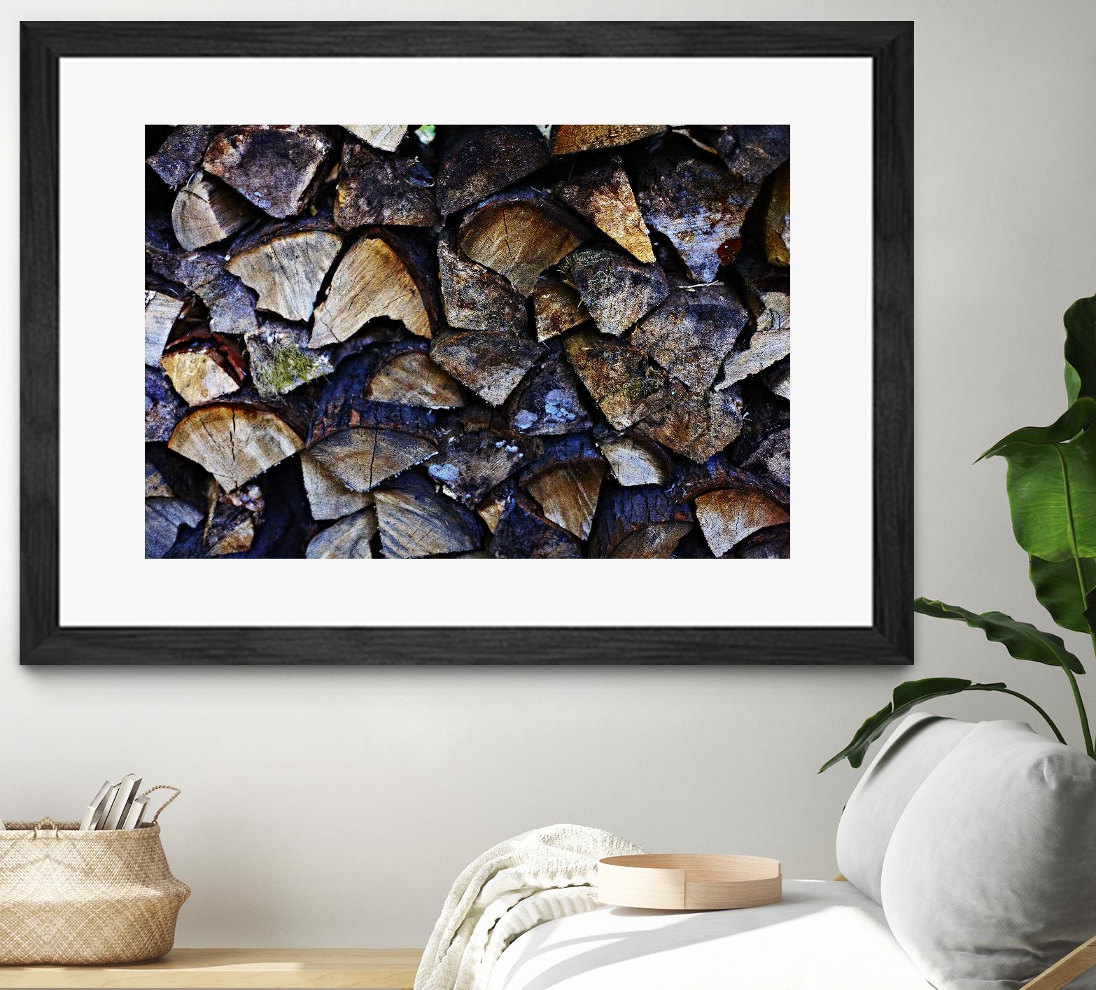 Wood I by Peter Morneau on GIANT ART - blue photo art
