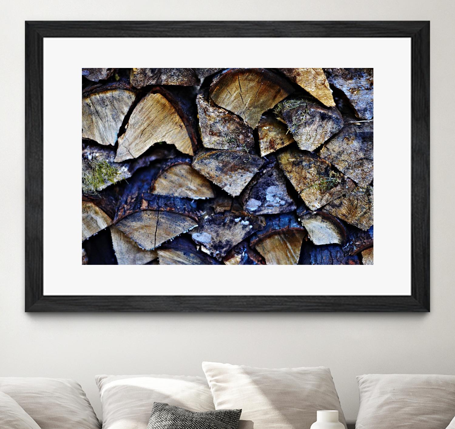 Wood II by Peter Morneau on GIANT ART - blue photo art