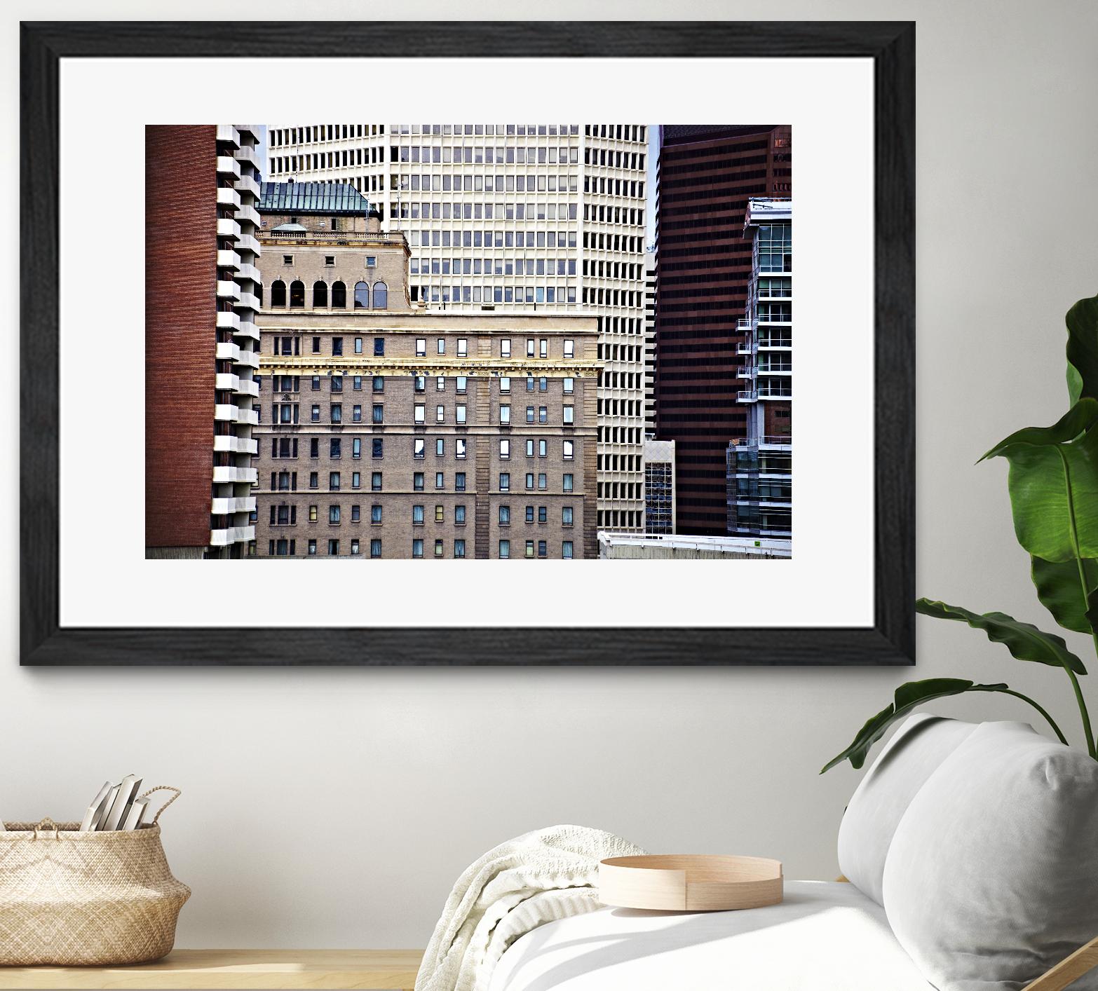 Buildings I by Peter Morneau on GIANT ART - brown photography artistes du québec